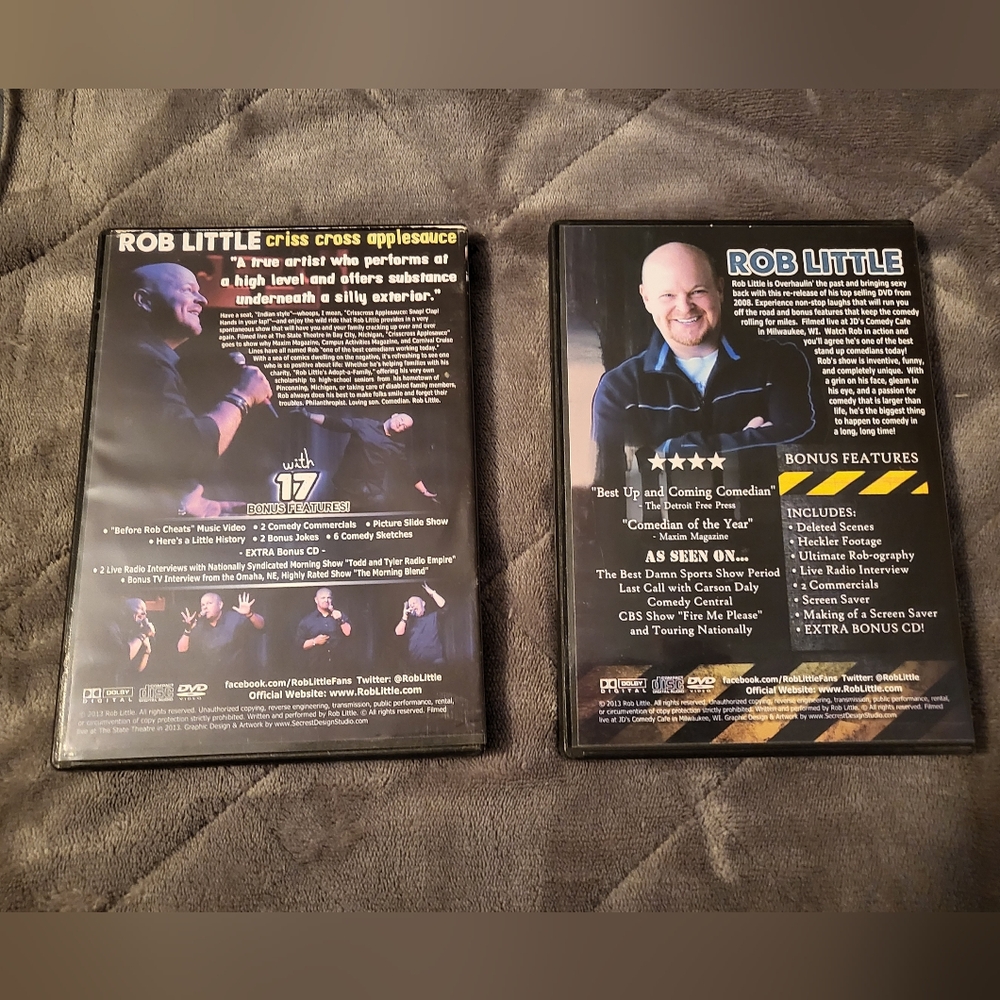 Rob Little Comedy DVD Set - Picture 2 of 2